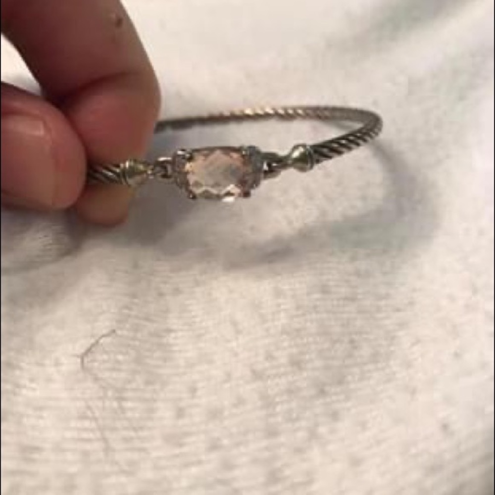 Small morganite David yurman clasp